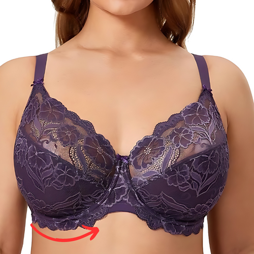 Sujetador de Encaje Floreado Delimira para Todas las Tallas con Push Up (OFERTA 2X1 GRATIS)