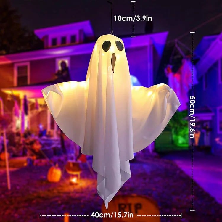 Halloween Glowing Ghost Chandelier