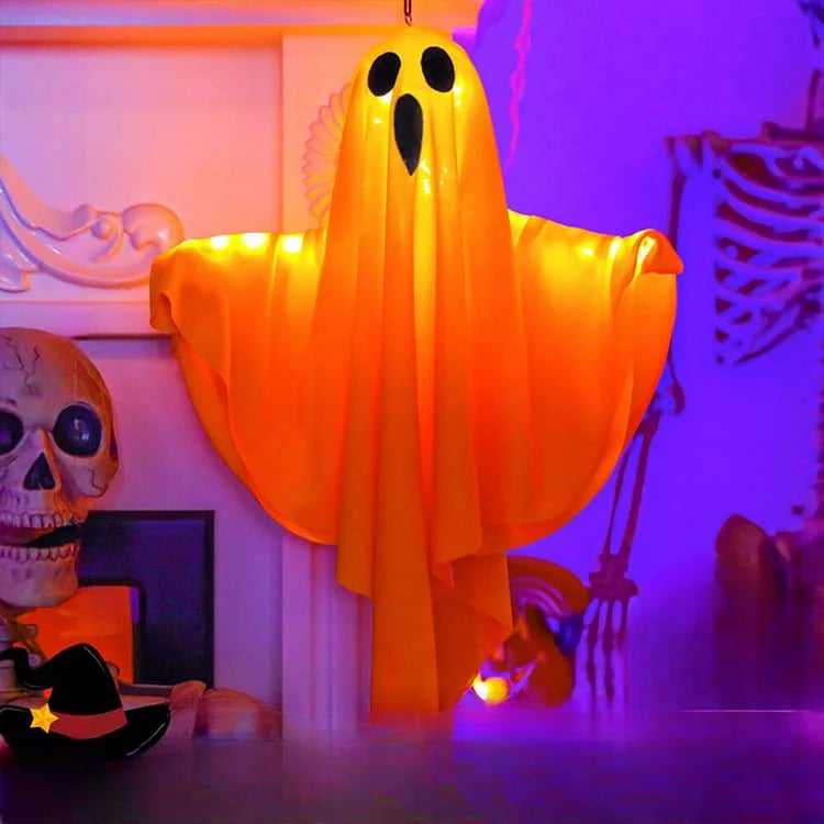 Halloween Glowing Ghost Chandelier