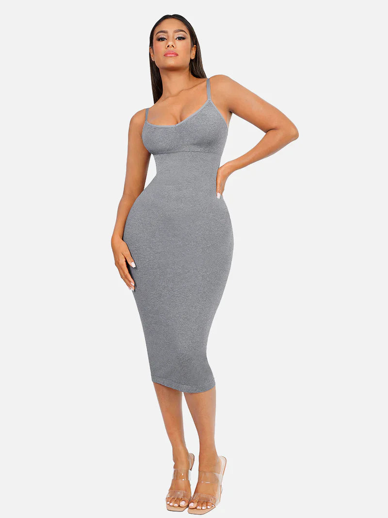 Vestido Moldeador Midi Sin Costuras