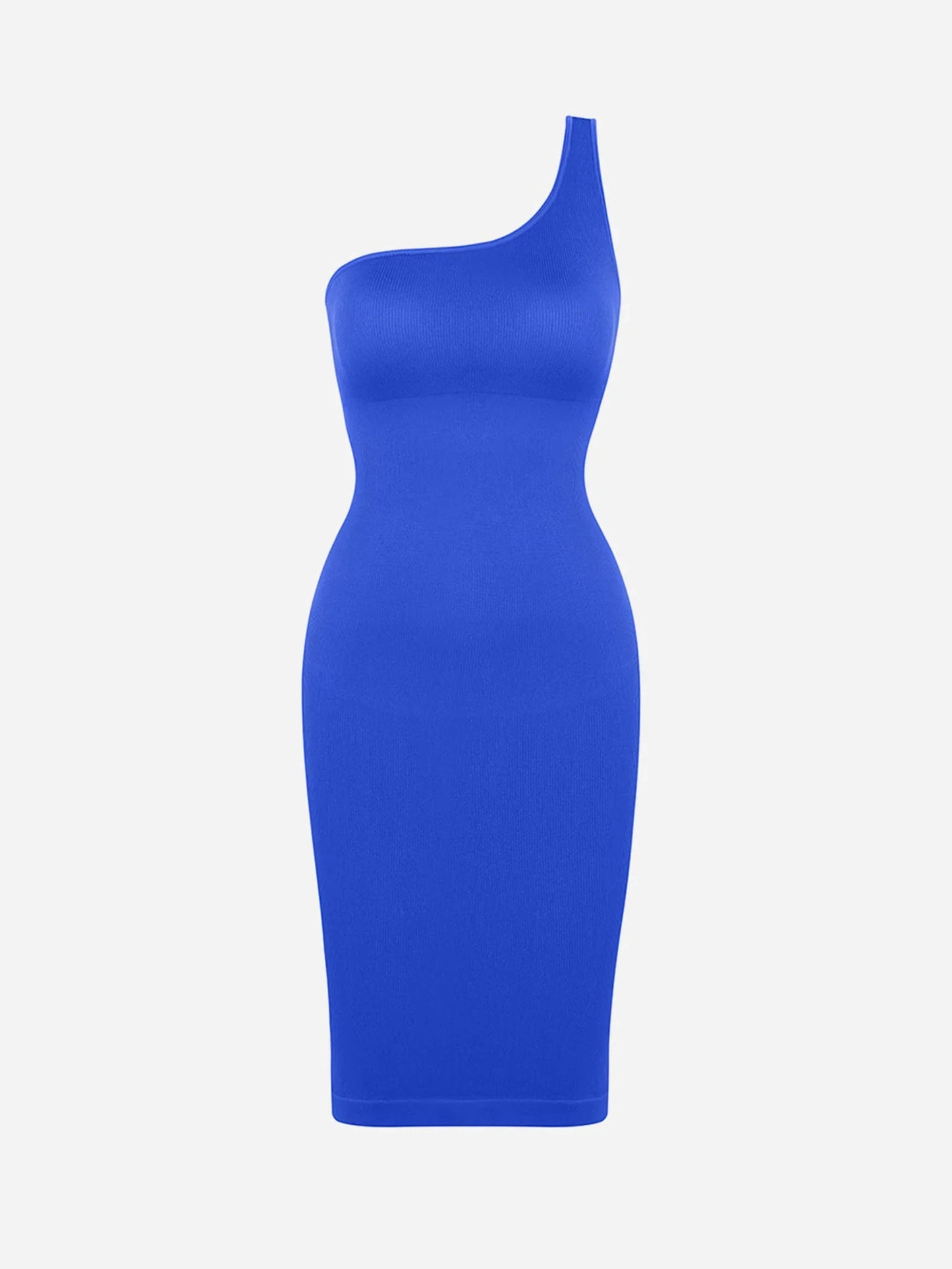 Vestido Moldeador Midi De Un Solo Hombro