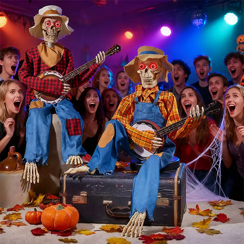 The Skeleton Duet Taking Halloween By Storm: 7 Ways These Banjo-Playing Skeletons Will Make Your Party Unforgettable