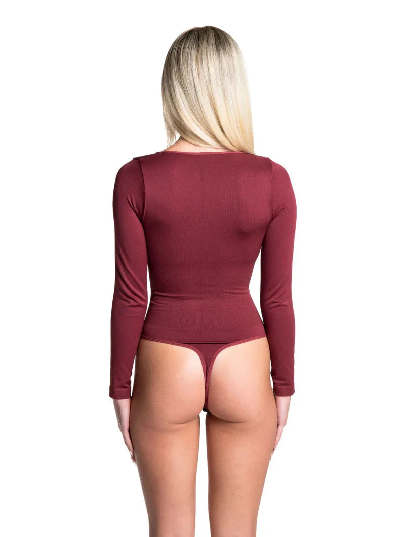 Body de Manga Larga con Tanga