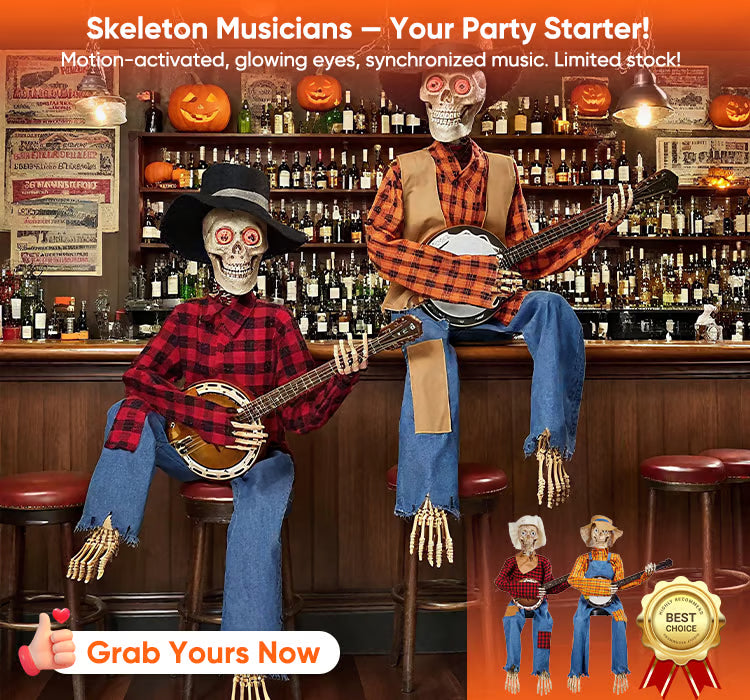 The Skeleton Duet Taking Halloween By Storm: 7 Ways These Banjo-Playing Skeletons Will Make Your Party Unforgettable