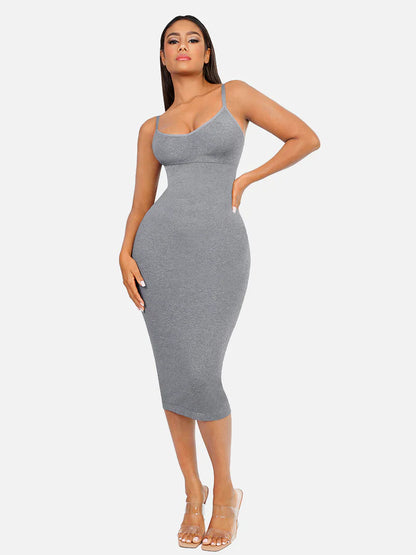 Vestido Moldeador Midi Sin Costuras