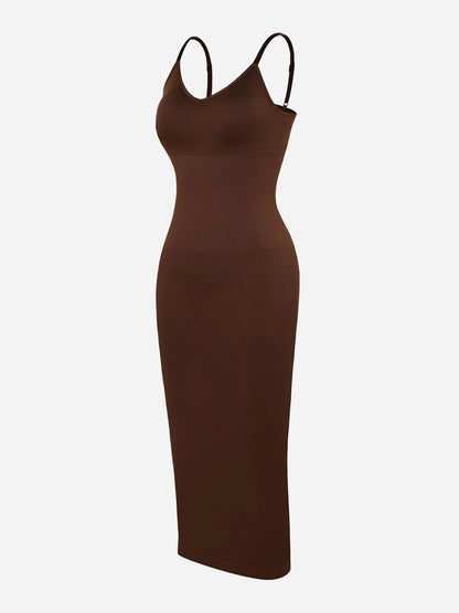 Vestido Moldeador Midi Sin Costuras