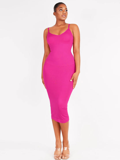 Vestido Moldeador Midi Sin Costuras