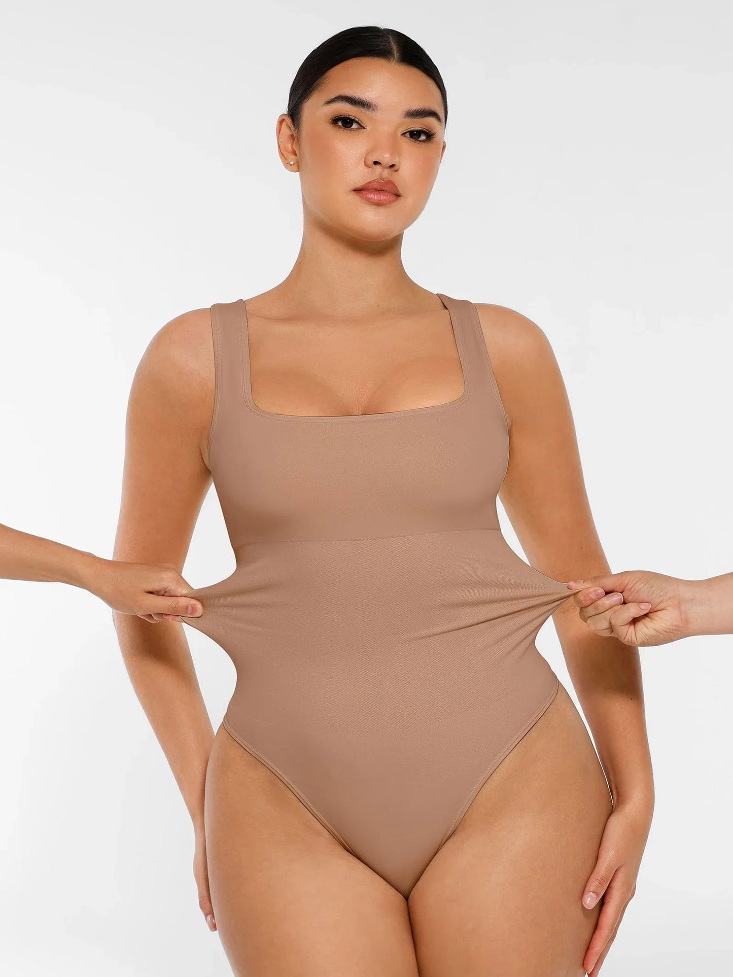 Body de Canalé con Escote Cuadrado