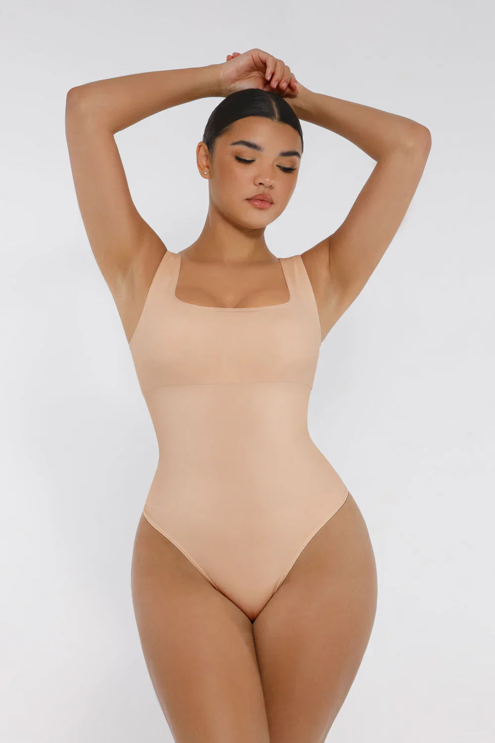 Body de Canalé con Escote Cuadrado