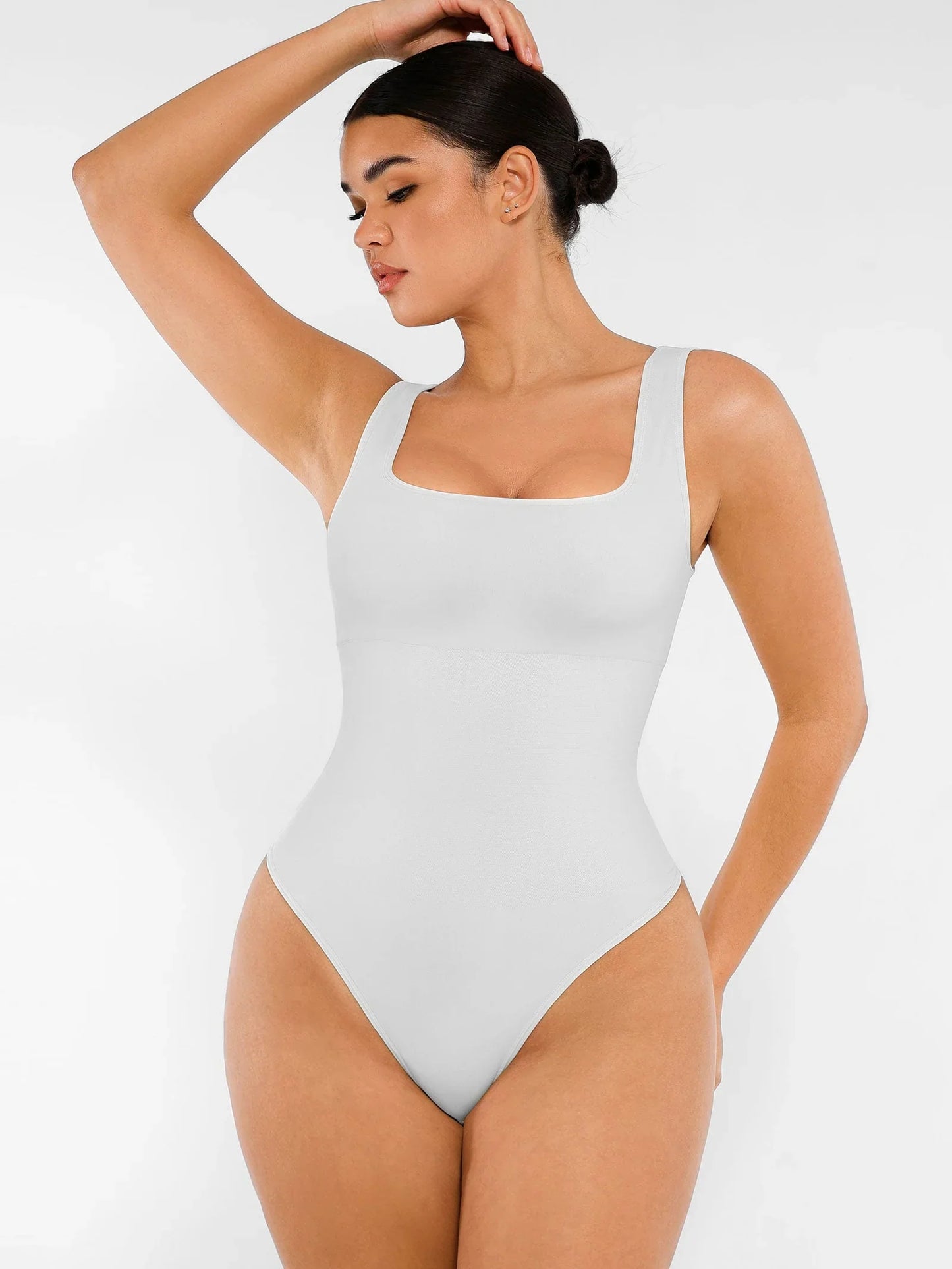 Body de Canalé con Escote Cuadrado