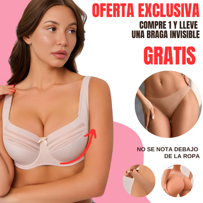 Sujetador para Tallas Grandes con Mayor Sujeción y Comodidad + Braga GRATIS