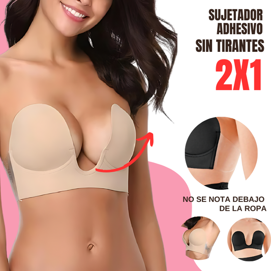 Sujetador Adhesivo sin Tirantes Escote en forma de U (OFERTA 2X1 GRATIS)
