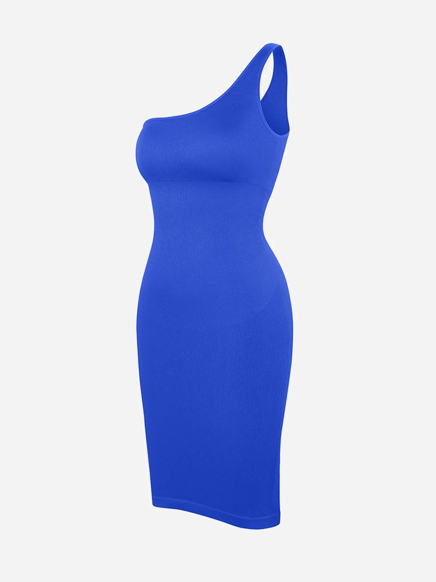 Vestido Moldeador Midi De Un Solo Hombro