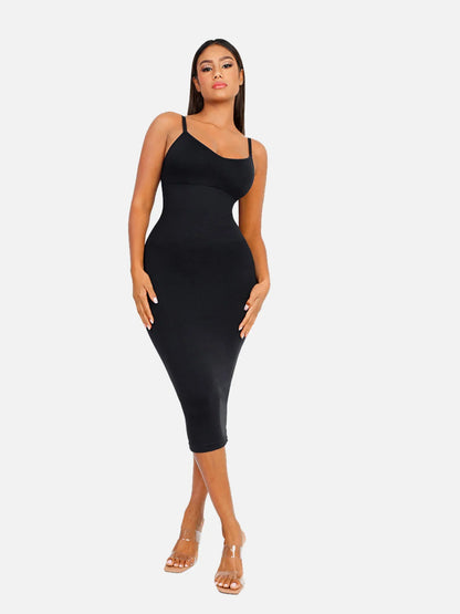 Vestido Moldeador Midi Sin Costuras