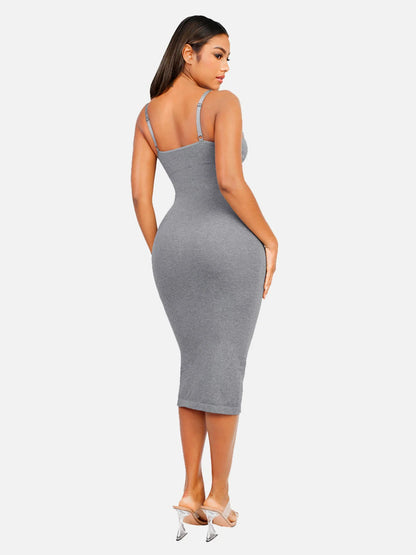 Vestido Moldeador Midi Sin Costuras