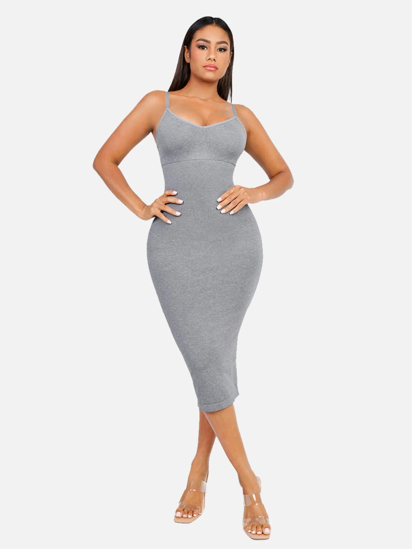 Vestido Moldeador Midi Sin Costuras