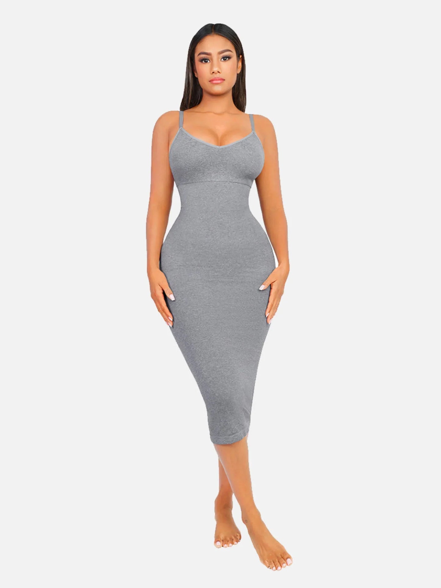 Vestido Moldeador Midi Sin Costuras