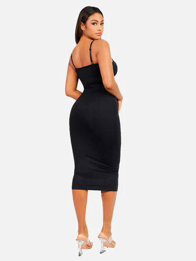 Vestido Moldeador Midi Sin Costuras