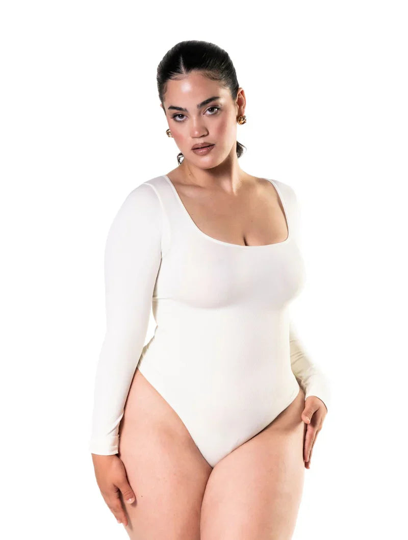 Body de Manga Larga con Tanga