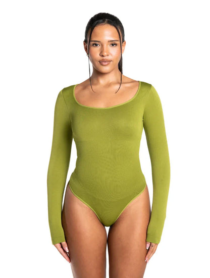 Body de Manga Larga con Tanga