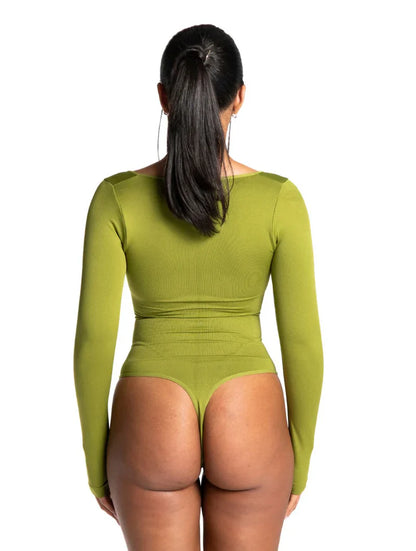 Body de Manga Larga con Tanga