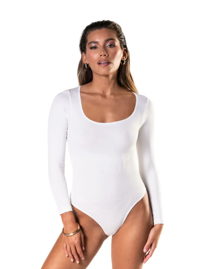 Body de Manga Larga con Tanga